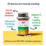 Boots A-Z 50+ Complete Vitamins & Minerals – 180 Tablets - Image 2
