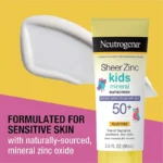 Neutrogena Sheer Zinc Kids Mineral Broad Spectrum SPF 50+ Sunscreen (88ml) - Image 4