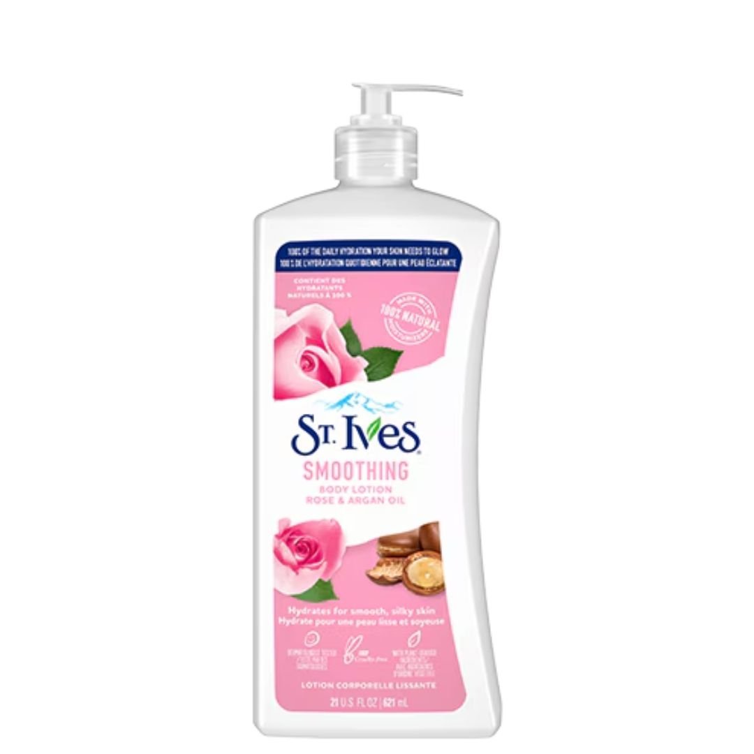Untitled-design-6.jpg St. Ives Smoothing Body Lotion Rose & Argan Oil - Image 1