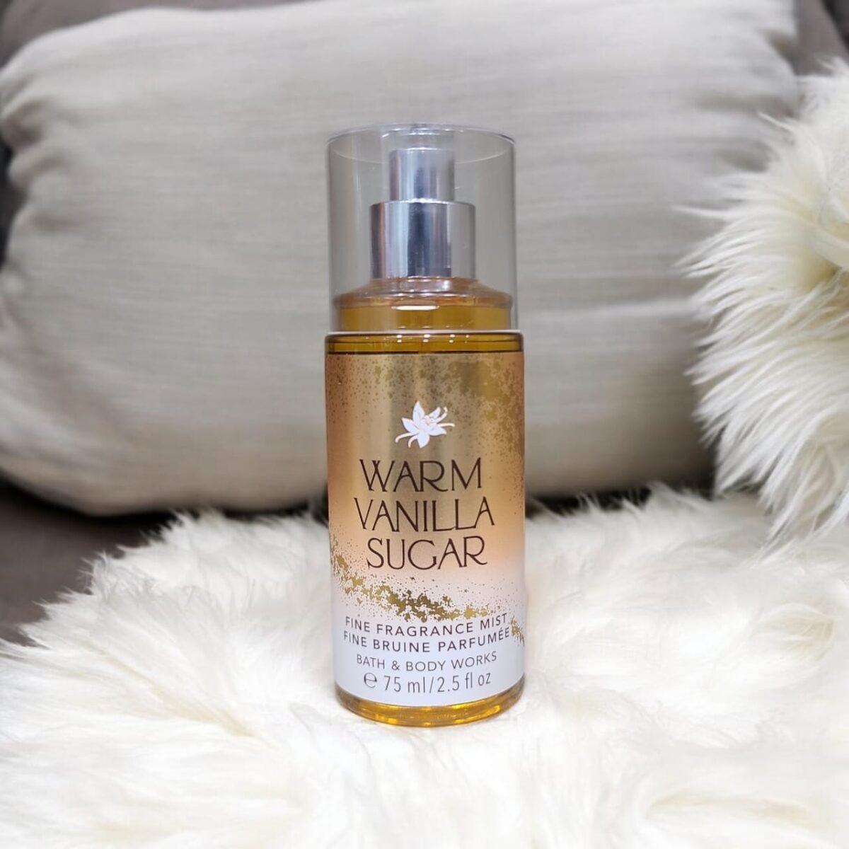 Bath and Body Works Travel Size Fine Fragrance Mist warm vanilla sugar 75ml - Image 1