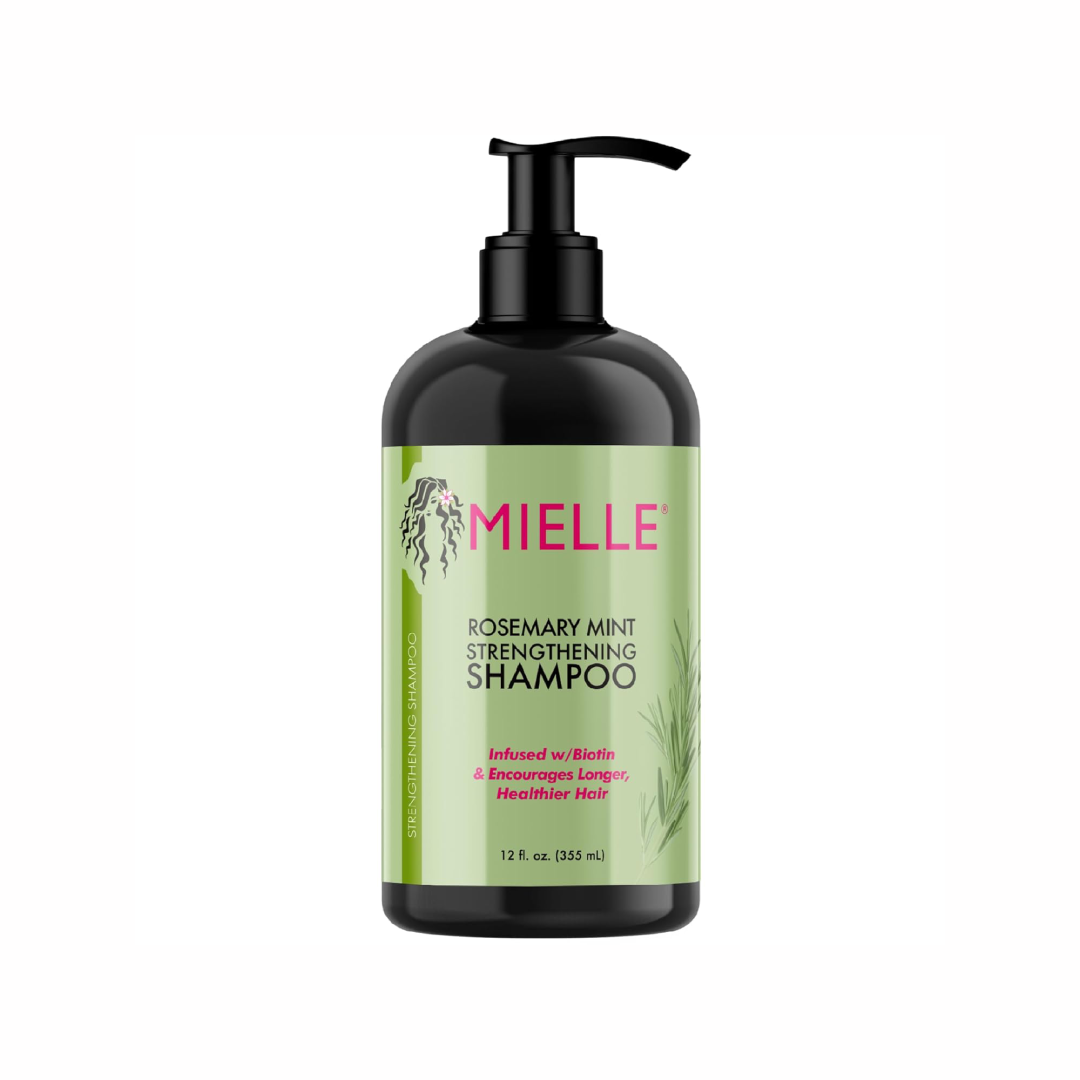 mielle-rosemary-mint-strengthening-shampoo1.png Mielle Rosemary Mint Strengthening Shampoo 355ml - Image 1