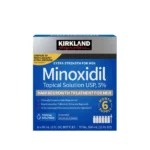 Kirkland Minoxidil 5% Topical Solution (6x60ml-6 months supply) - Image 2