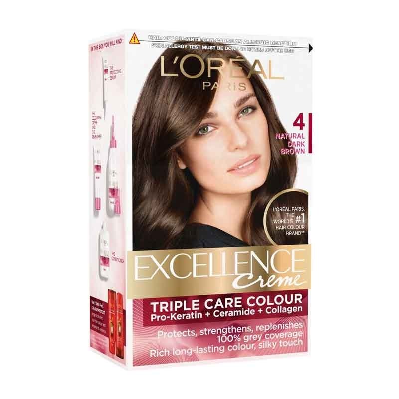 l_or_al-paris-excellence_4-natural-dark-brown.jpg L’Oréal Paris Excellence 4 Natural Dark Brown Size: 172ml - Image 1
